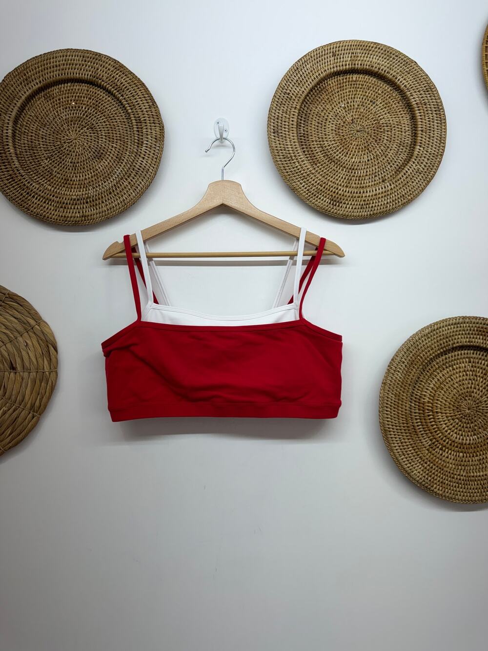 Abercrombie YPB Red StudioFLEX Sports Bra XL